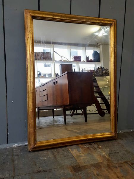 Landscape Antique French Mirror C1900