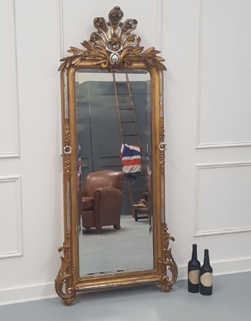 Antique Decorative French Mirror C1880