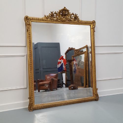 Large Antique Quality French Mirror C1860