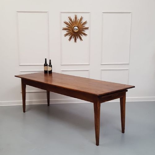 Beautiful Huge French Farmhouse Table C1840.
