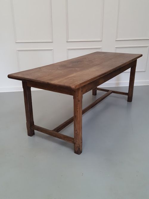Antique Elm French Farmhouse Table C1800