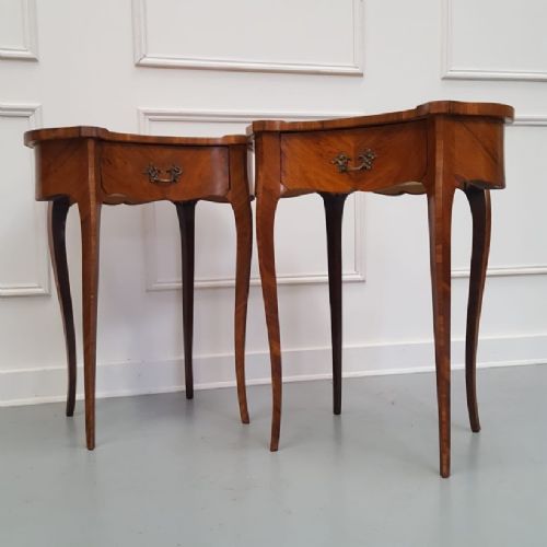 Pair of Kingwood Side Tables C1930