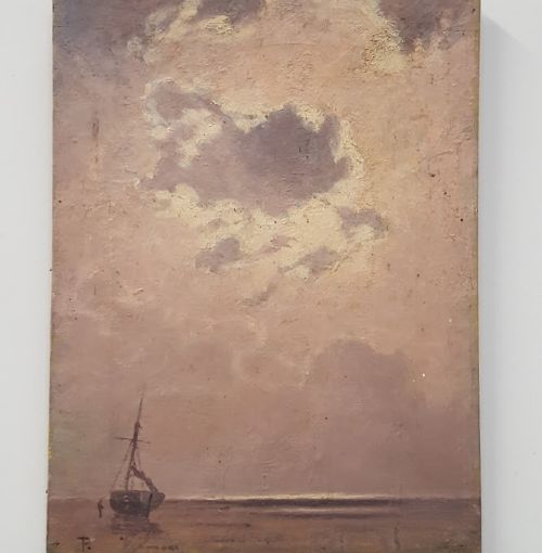 Oil on Canvas Seascape C1930