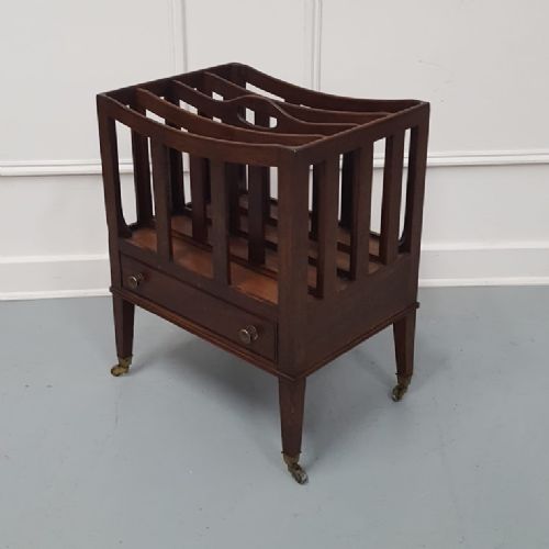 fig 1. English Mahogany Canterbury c1910