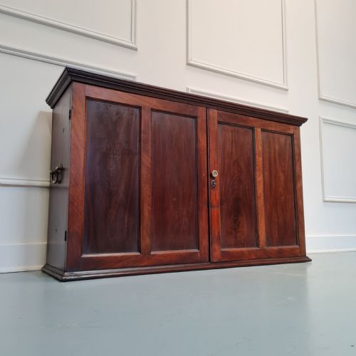 Quality Georgian Mahogany Estate Cupboard C1800