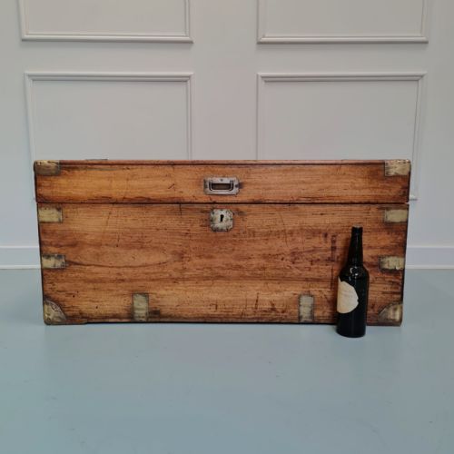 fig 1. Camphorwood Military Trunk owned by First World War Veteran