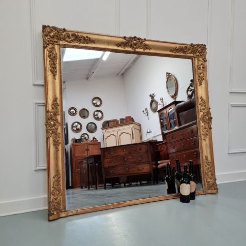 Antique Large Regency Gilded Mirror C1850