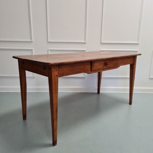 Charming Antique Cherry Farmhouse Table C1840