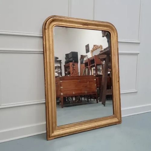 Antique Gilded French Louis Philippe Mirror C1880