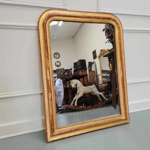 Antique French Gold Louis Philippe Mirror C1890