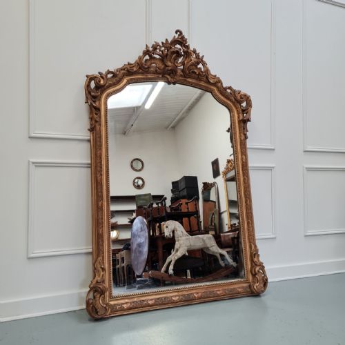 Antique French Gilded Mirror C1860
