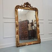 Elaborate Antique French Mirror C1840