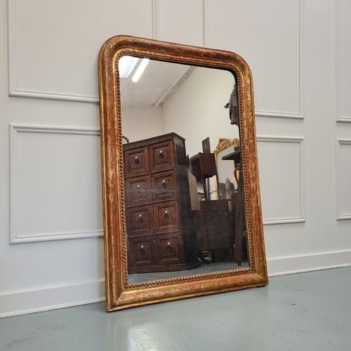 Antique French Gilded Mirror C1890