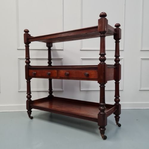 Antique Mahogany Buffet Dumb Waiter C1850