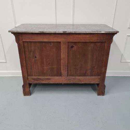 fig 1. Antique Louis Philippe Walnut Commode c1870