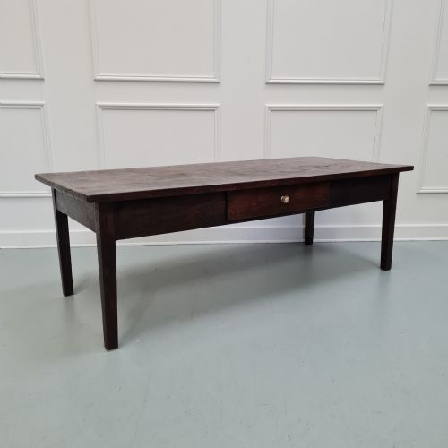 Antique French Chesnut Coffee Table C1840