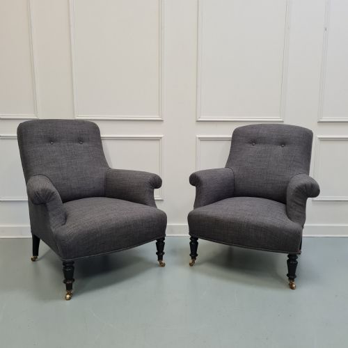 Pair of Beautiful Antique French Armchairs