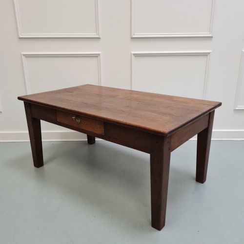 Antique French Oak Coffee Table C1890