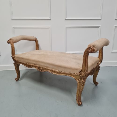 Large Gilded Window Seat C1850