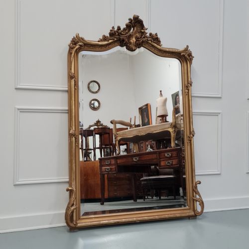 Antique French Gilded Mirror C1890