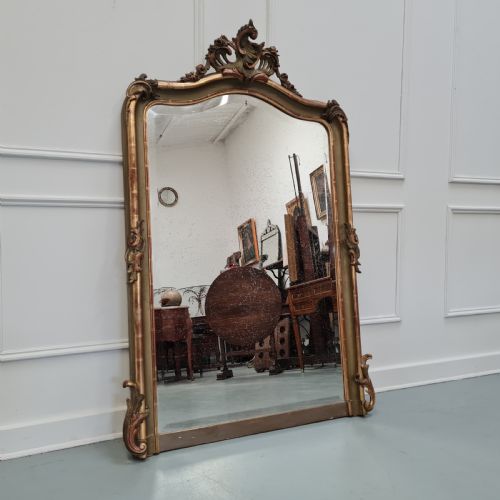 Antique French Rococo Mirror C1890