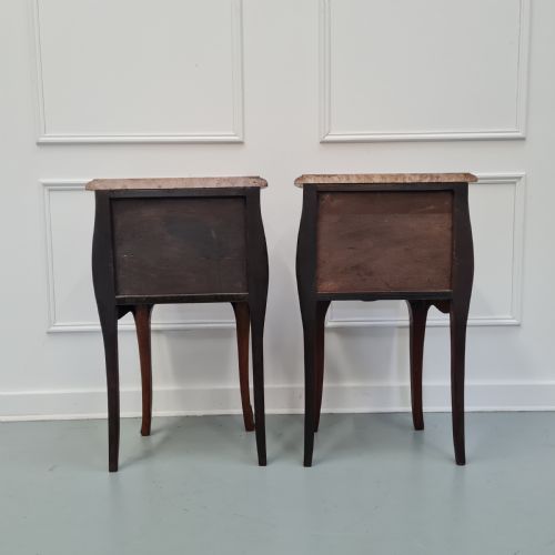 FRENCH KINGWOOD BEDSIDES C1930 - ADDITIONAL PHOTO 3