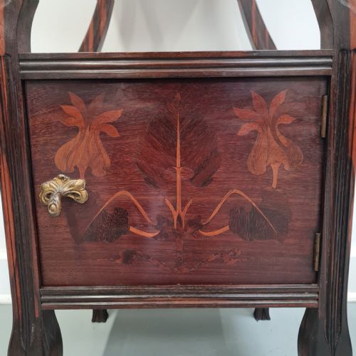 ART NOUVEAU COROMANDEL BEDSIDE TABLES C1900 - ADDITIONAL PHOTO 13