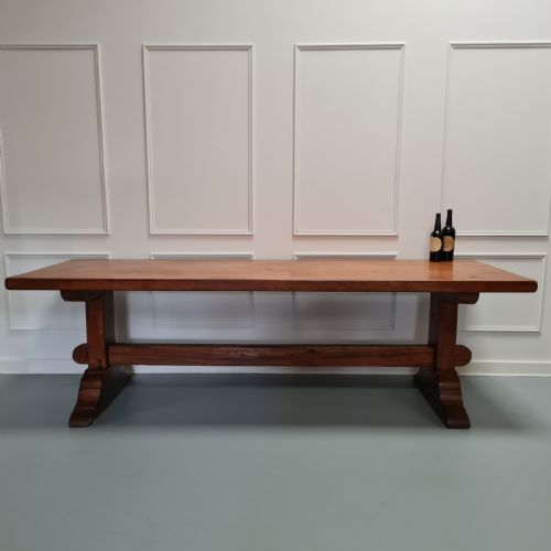 HUGE OAK MONASTERY DINING TABLE C1880 - ADDITIONAL PHOTO 1