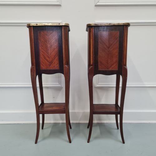 FRENCH KINGWOOD BEDSIDE CABINETS C1930 - ADDITIONAL PHOTO 3