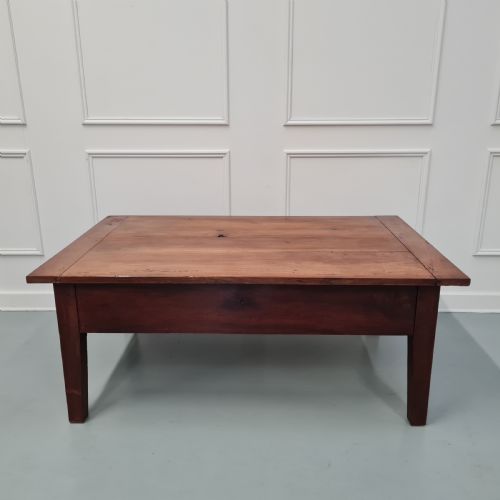 ANTIQUE CHERRY WOOD COFFEE TABLE C1840 - ADDITIONAL PHOTO 1