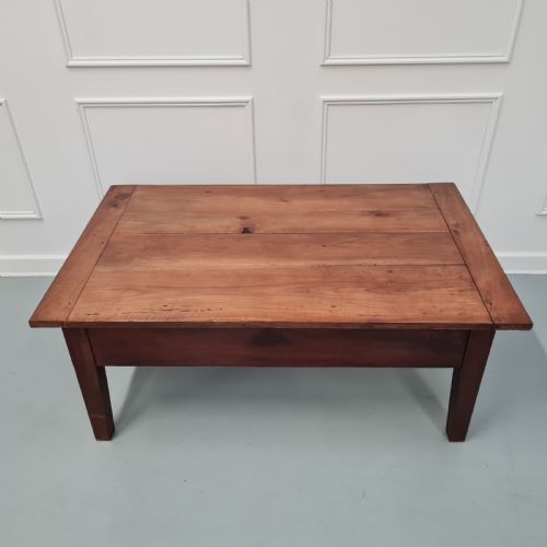ANTIQUE CHERRY WOOD COFFEE TABLE C1840 - ADDITIONAL PHOTO 3