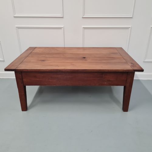ANTIQUE CHERRY WOOD COFFEE TABLE C1840 - ADDITIONAL PHOTO 5