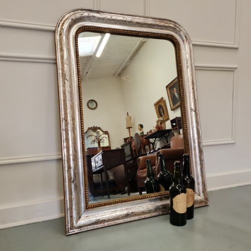 fig 1. Antique French Louis Philippe Mirror c1890