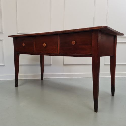 ANTIQUE SERVING TABLE C1850 - ADDITIONAL PHOTO 1