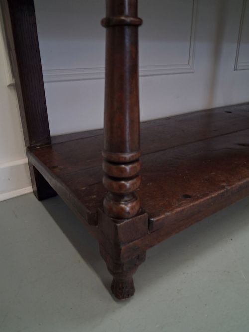 18TH CENTURY GEORGIAN OAK DRESSER BASE - ADDITIONAL PHOTO 4