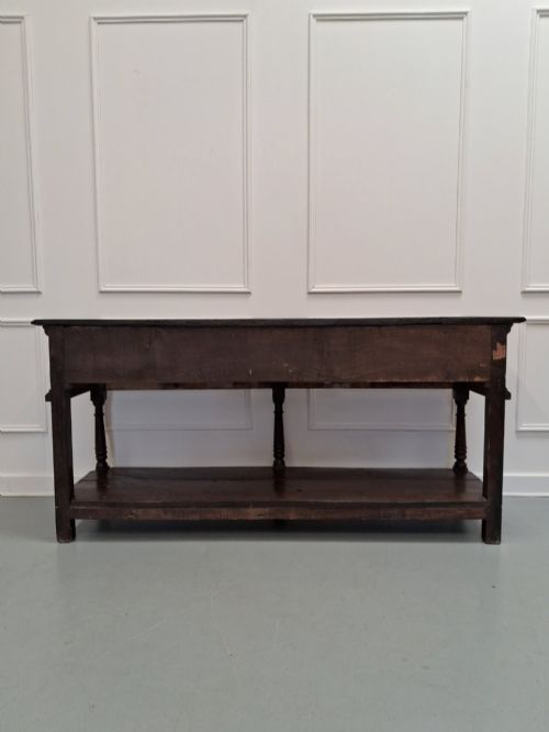 18TH CENTURY GEORGIAN OAK DRESSER BASE - ADDITIONAL PHOTO 9