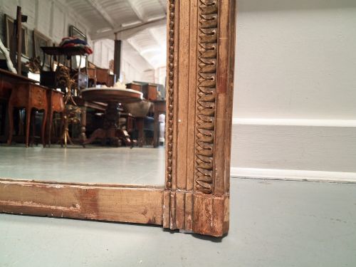 ANTIQUE FRENCH MIRROR C1880 - ADDITIONAL PHOTO 4