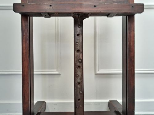 BEAUTIFUL FRENCH PITCH PINE EASEL C1900 - ADDITIONAL PHOTO 5