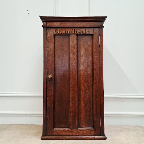 Antique Small Linen Cupboard C1900