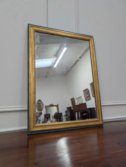Pretty Gilded and Painted French Mirror C1920