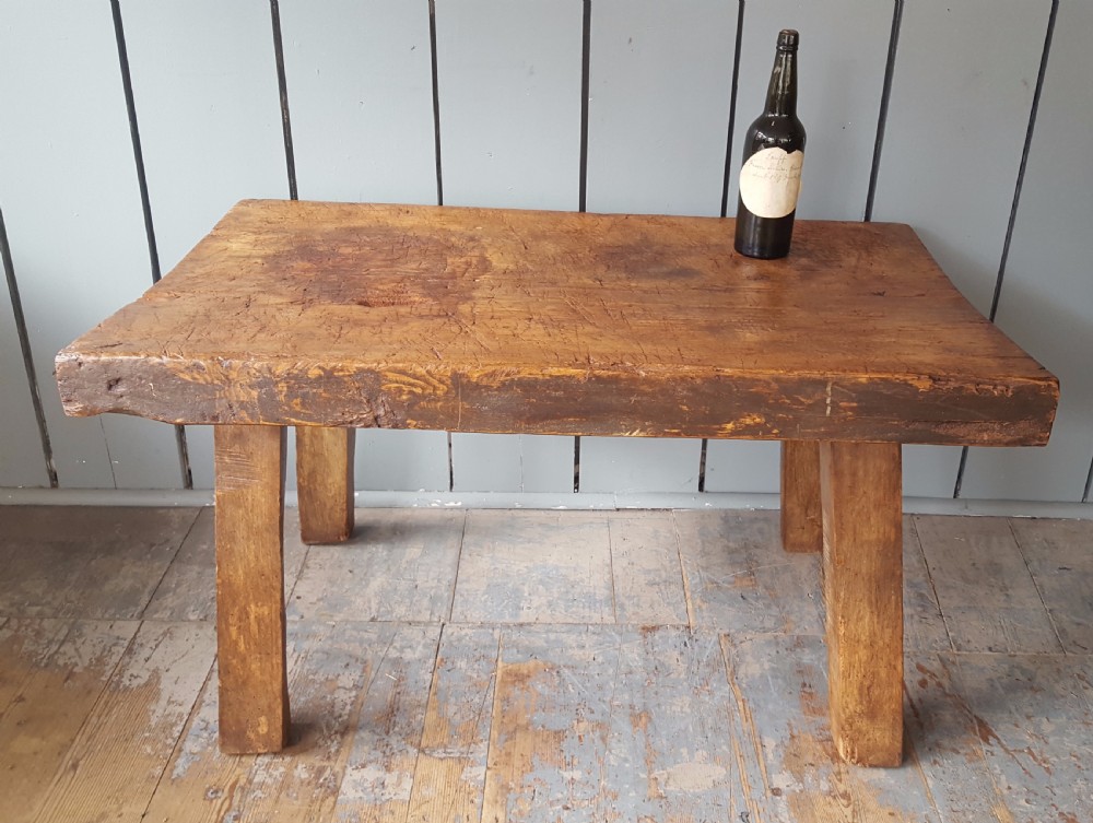 Early Oak Rustic French Table C1850 View III