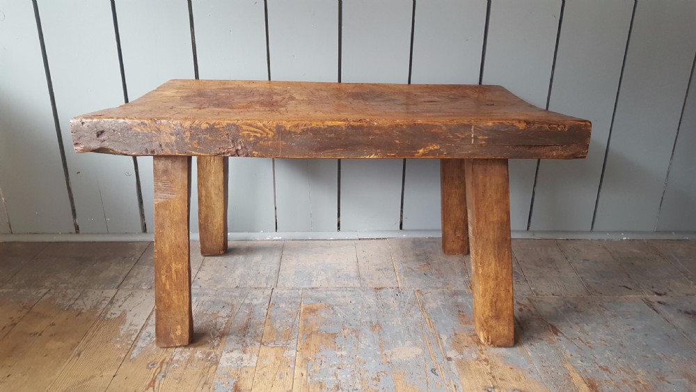 Early Oak Rustic French Table C1850 View IV