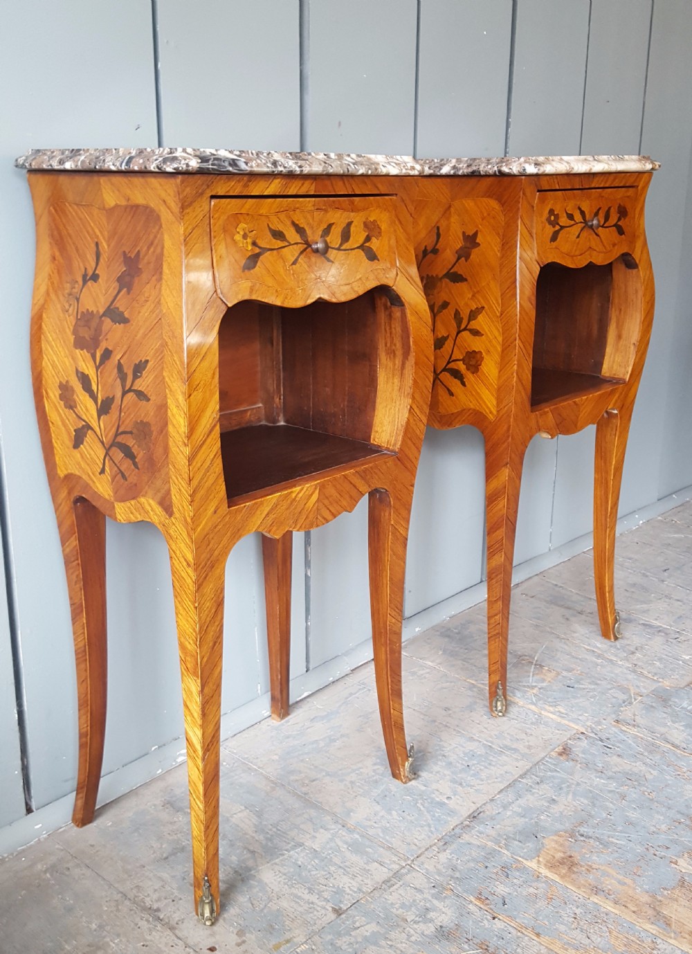 French Antique Bedside Cabinets C1920