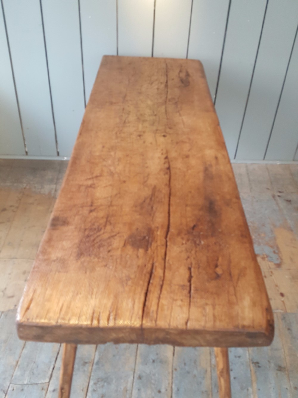 Large Early Rustic French Table C1850 View III