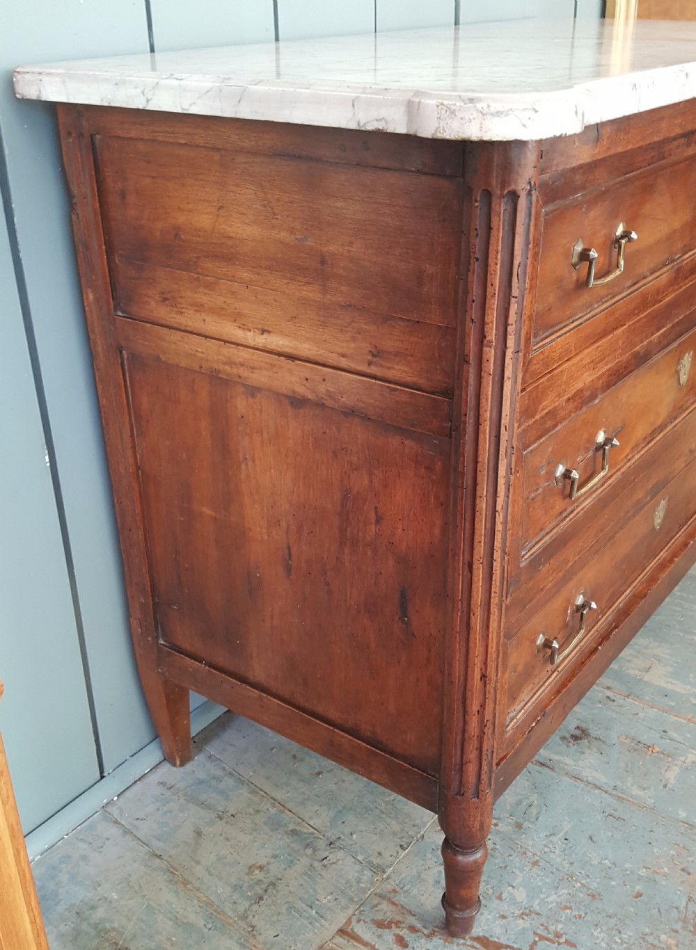 Antique Early French Walnut Chest C1780 View II