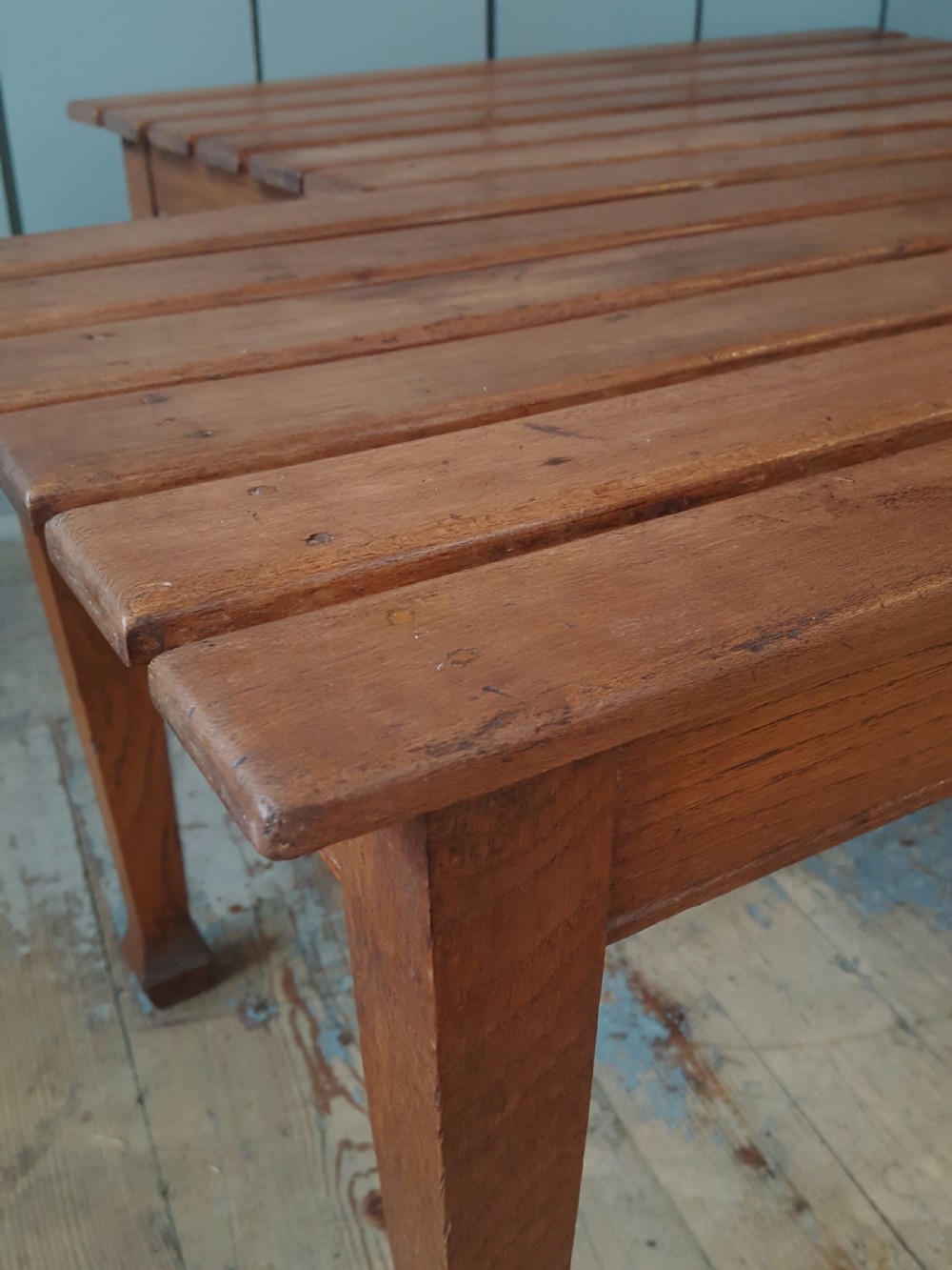Pair of Large Antique Luggage Racks View II
