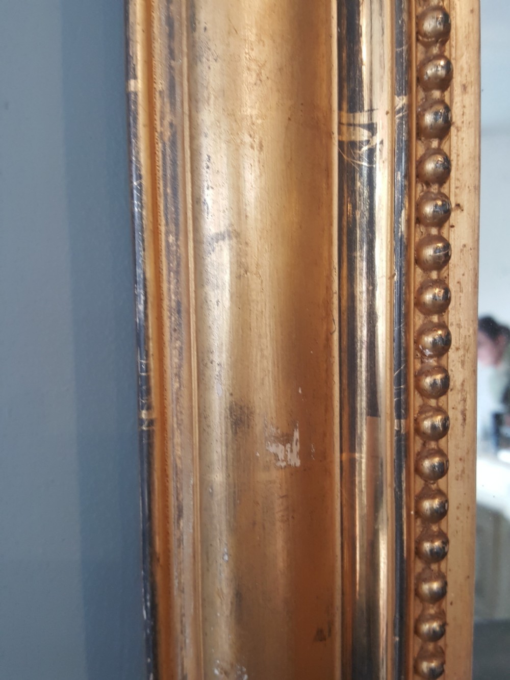 Antique French Gilded Mirror C1850 View II