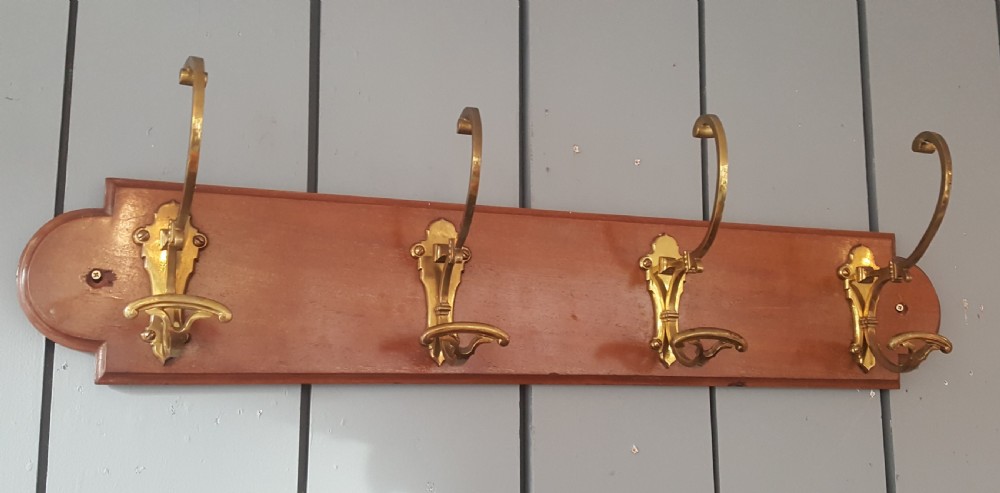 Antique French Brass Hooks C1900