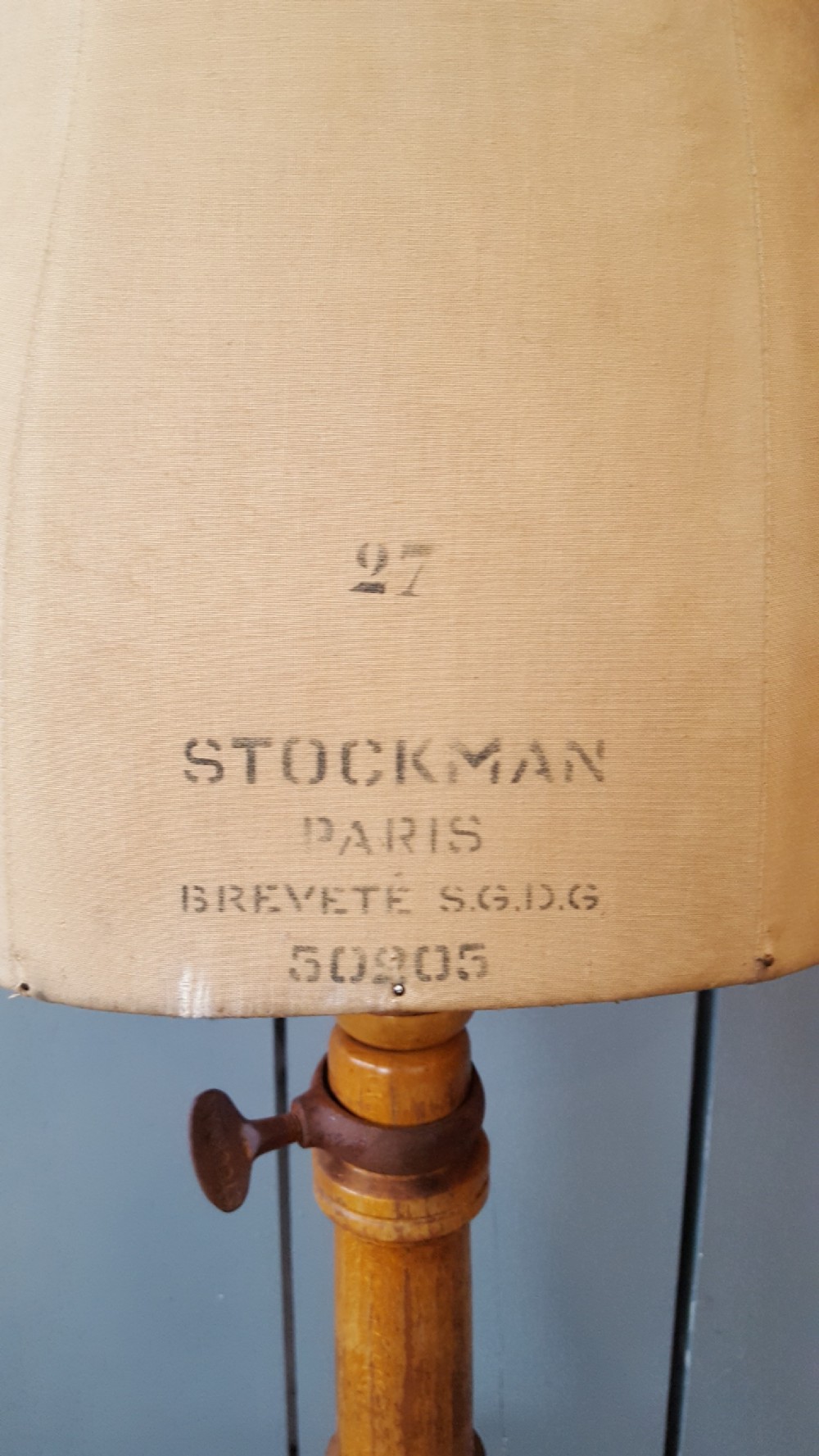 Antique French Child Stockman Mannequin View II