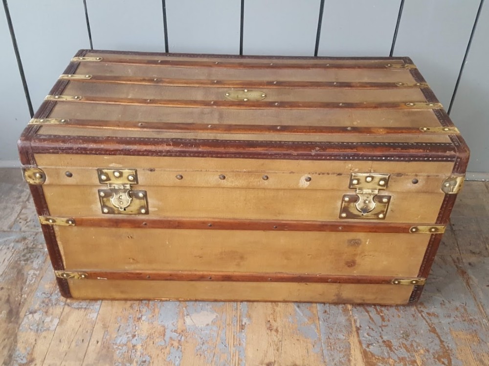 Antique French Travel Trunk